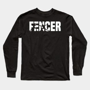 Fencer (white) Long Sleeve T-Shirt